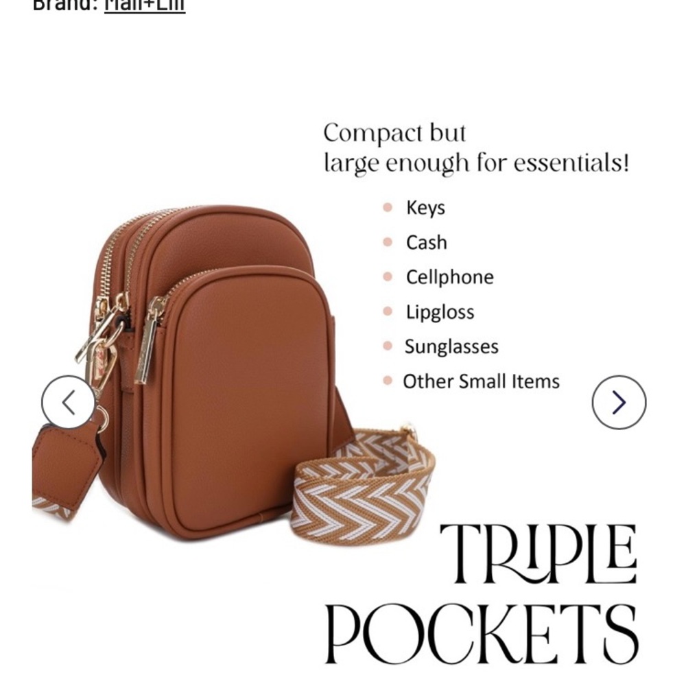 Mali + Lili Tan Crossbody Bag - Picture 2 of 5